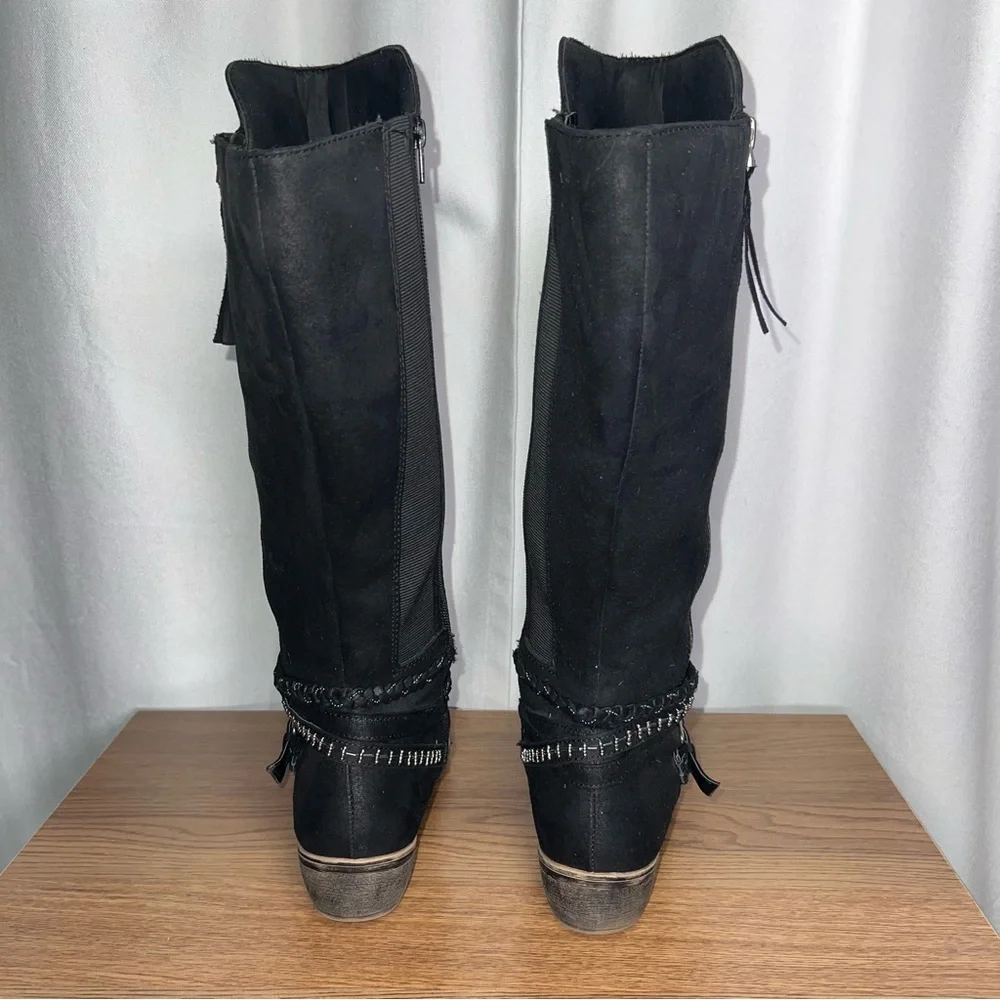 So Odetta Black Over-the-Knee Boots Women’s Size 10